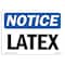 Signmission OSHA Notice, 5" Height, Latex Sign, 7" X 5", Landscape OS-NS-D-57-L-13969 - alternate 1
